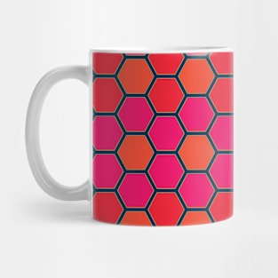 Beehive Hexagon Pattern Overall Design 3 Mug